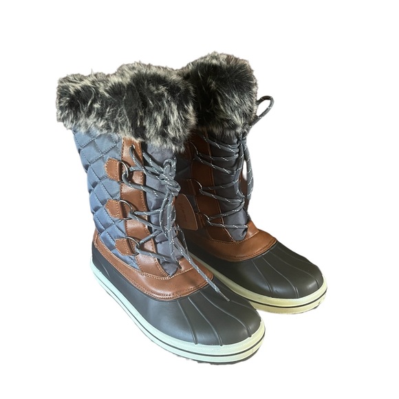 Vepose Women's 974A Snow Boots Waterproof Comfortable Mid Calf Boots - Picture 7 of 7